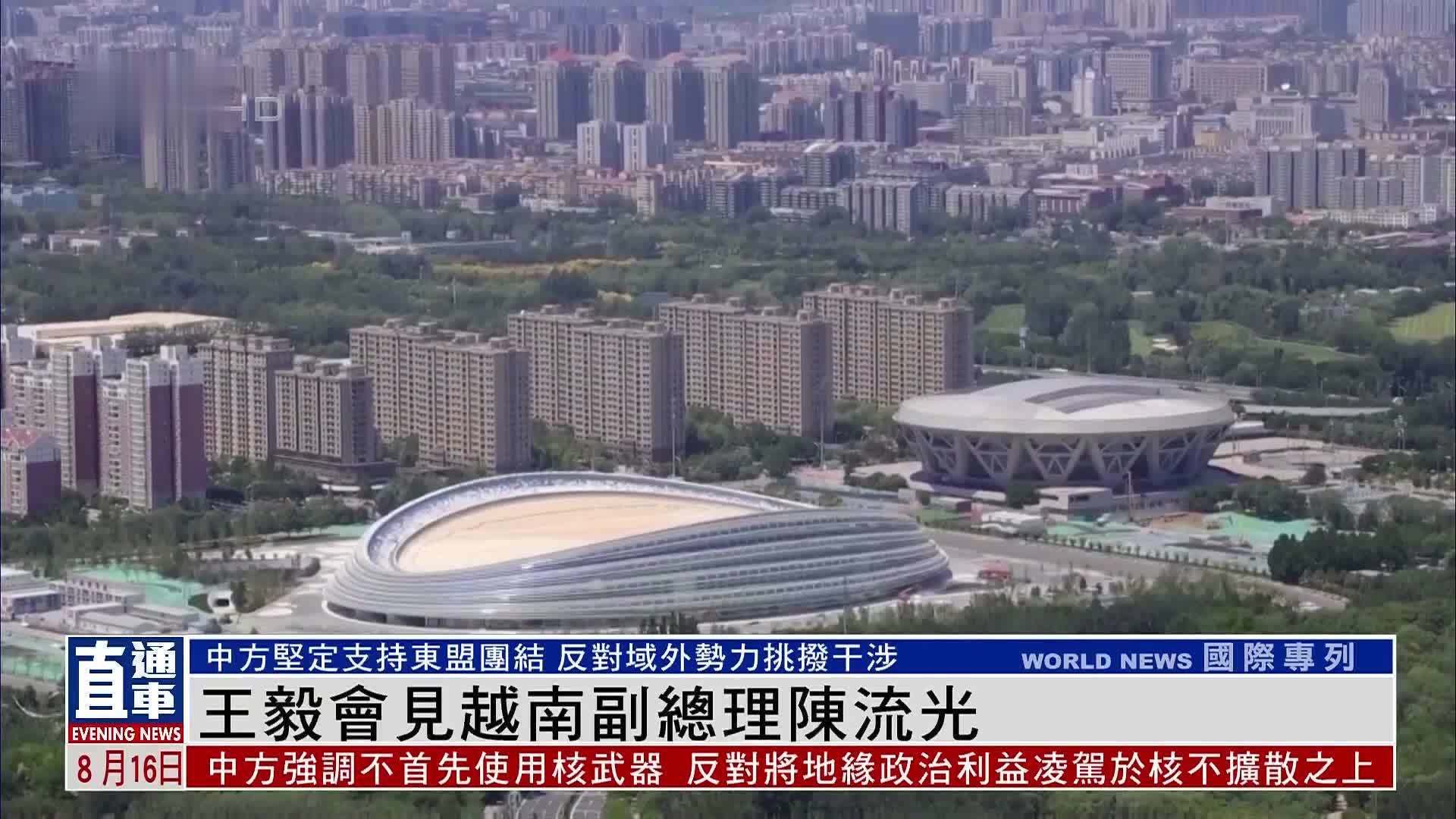 王毅会见越南副总理陈流光