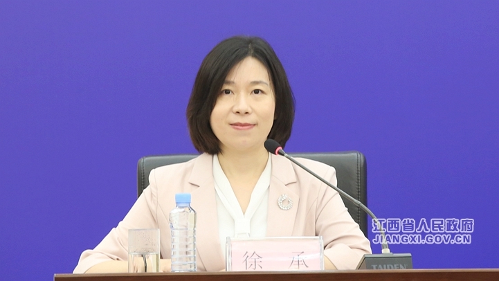 省委宣传部对外新闻处副处长徐承（文颖 摄）