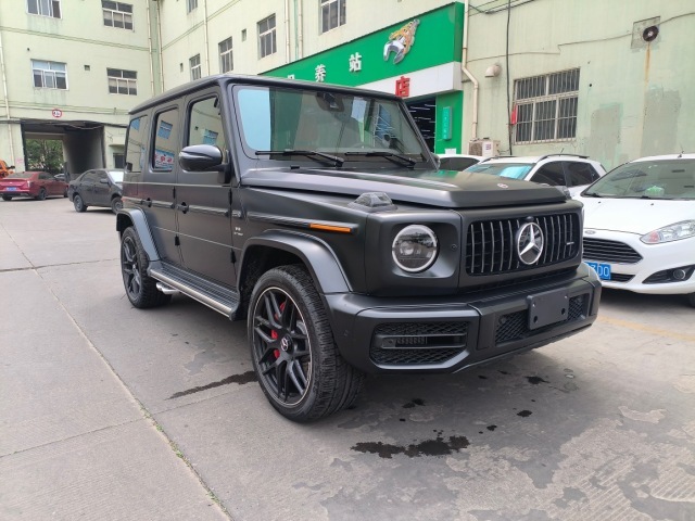 23款加版奔驰amgg63磨砂黑西安250万
