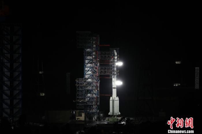 图为发射现场。张英健 摄