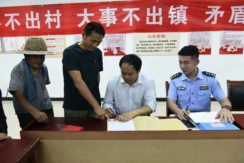 墩集镇政协委员工作室说事点（墩集镇供图）