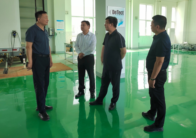 黑龙江省鸡西市鸡东县领导一行莅临昌鎏源源新能源科技有限公司考察交流