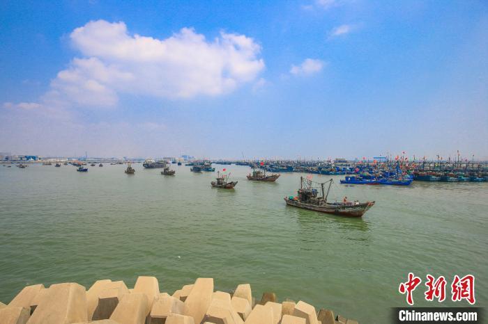 黄渤海休渔期结束山东沿海千帆竞发争“鲜”出海