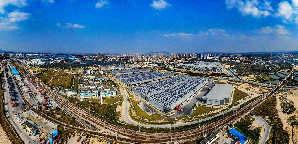珠西国际物流中心园区鸟瞰图