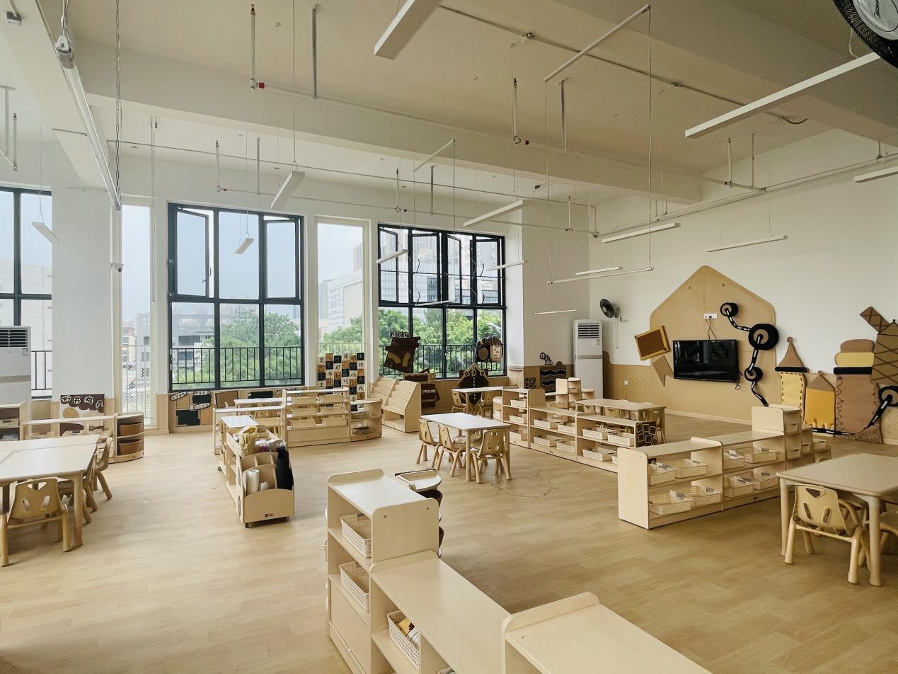 图：灯湖第二幼儿园课室