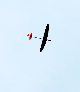 电动滑翔机控制飞翔项目比赛现场