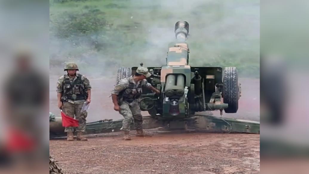 沉浸式体验炮兵分队实弹射击考核_凤凰网视频_凤凰网