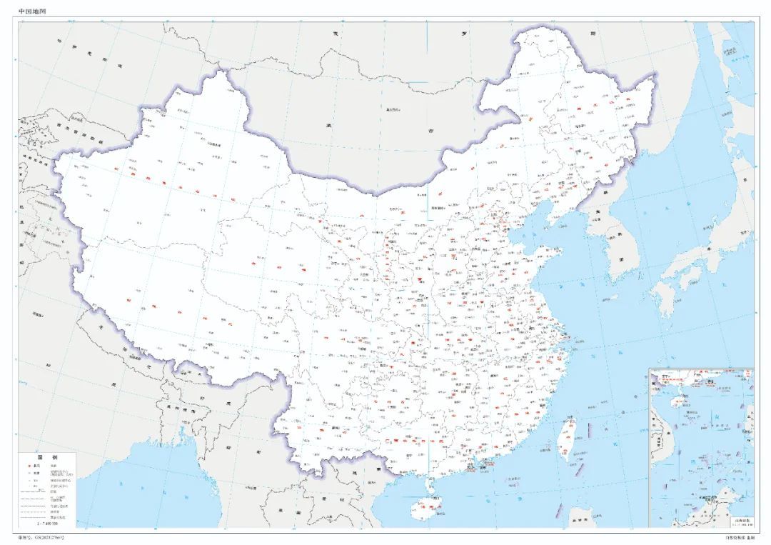 一点都不能错最新版标准中国地图发布