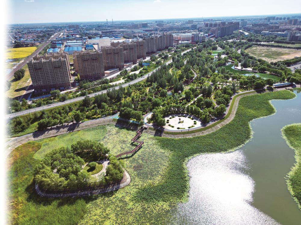 洮南市全力推进城市绿化品质提升，打造更加绿色、生态、美丽的城市生活环境。