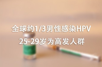 WHO发文：全球约1/3男性感染HPV 25-29岁为高发年龄段