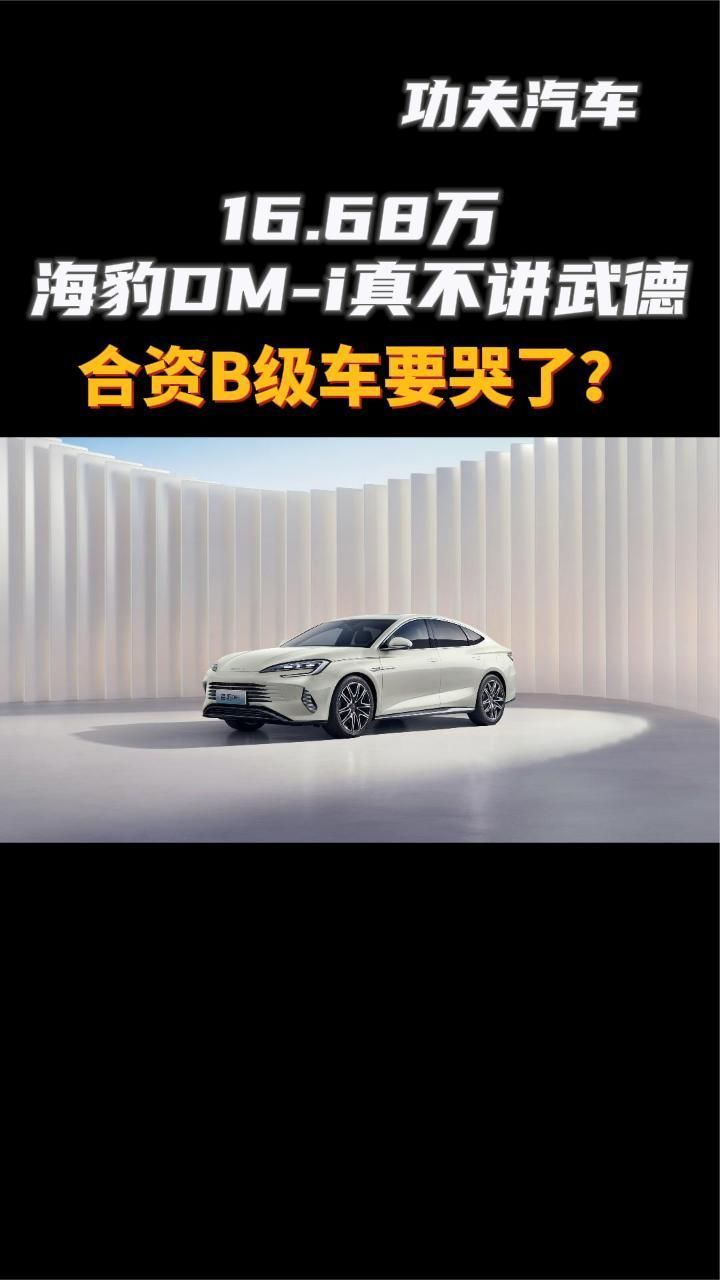 16.68万，海豹DM-i真不讲武德！合资B级车要哭了？