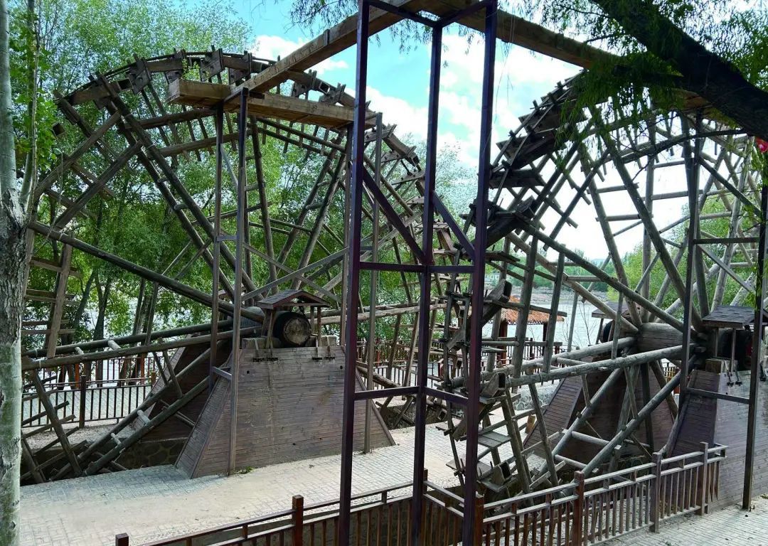 白银区水川镇大川渡黄河水车