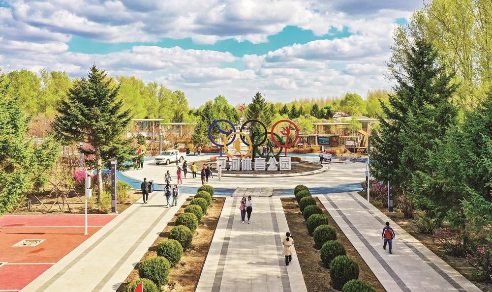 双辽市辽河体育公园。张树明 航拍