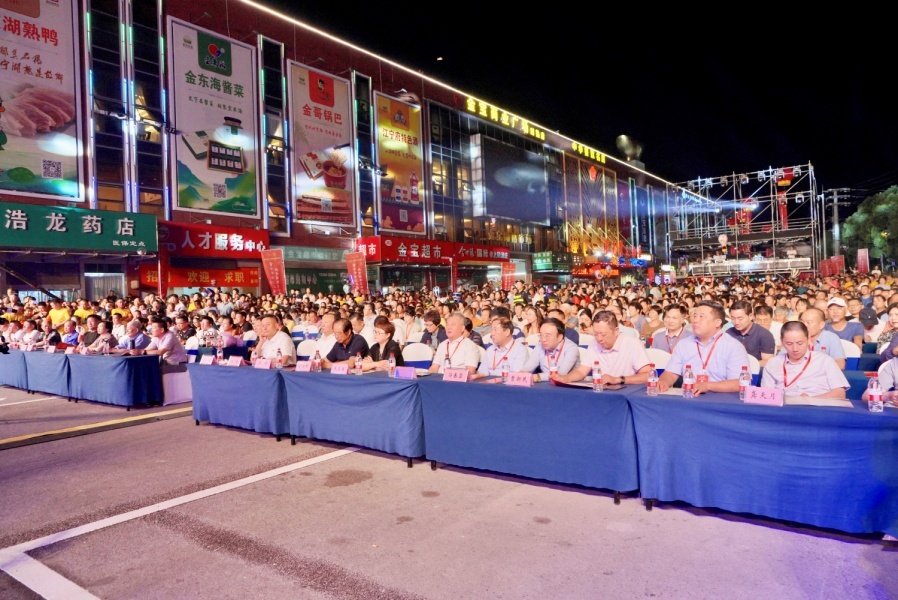 “湖熟鸭颂”专题文艺晚会现场