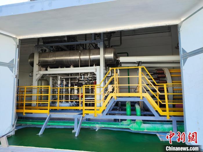 中国能建绿电张掖氢能综合应用示范项目设备联合调试顺利完成 中国能建葛洲坝机电公司供图