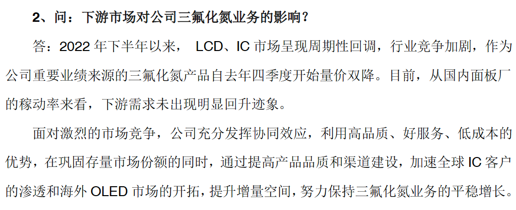 图源 南大光电投资者关系活动记录表