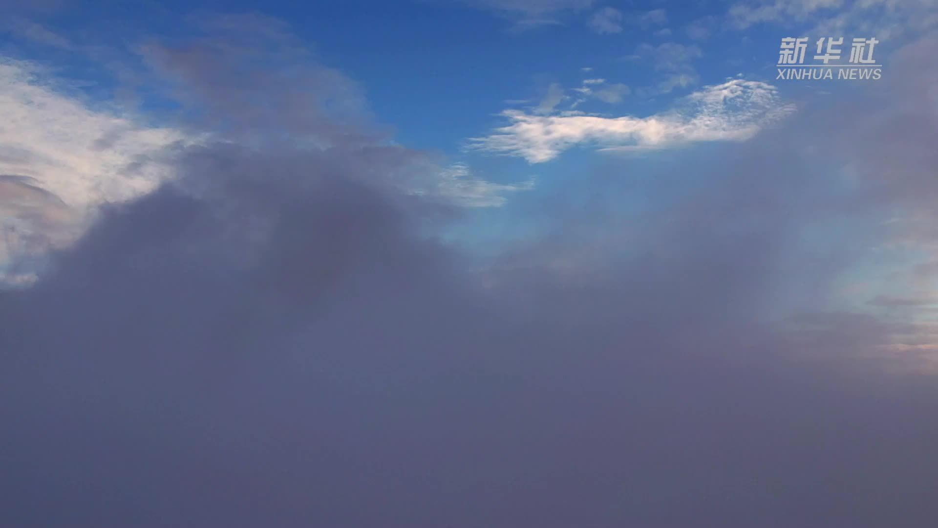 安徽九华山：初秋云海如水墨丹青