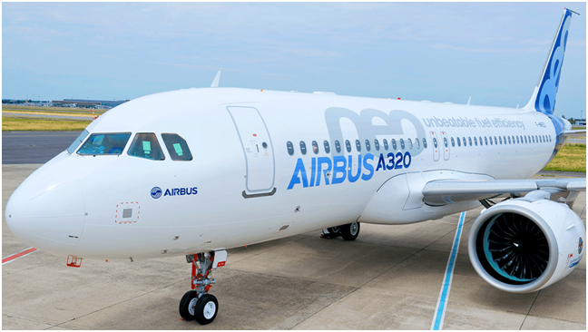 安装普惠GTF发动机的空中客车A320neo客机 资料图 图源：外媒