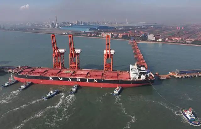 河北唐山港1至8月份货物吞吐量超5.55亿吨