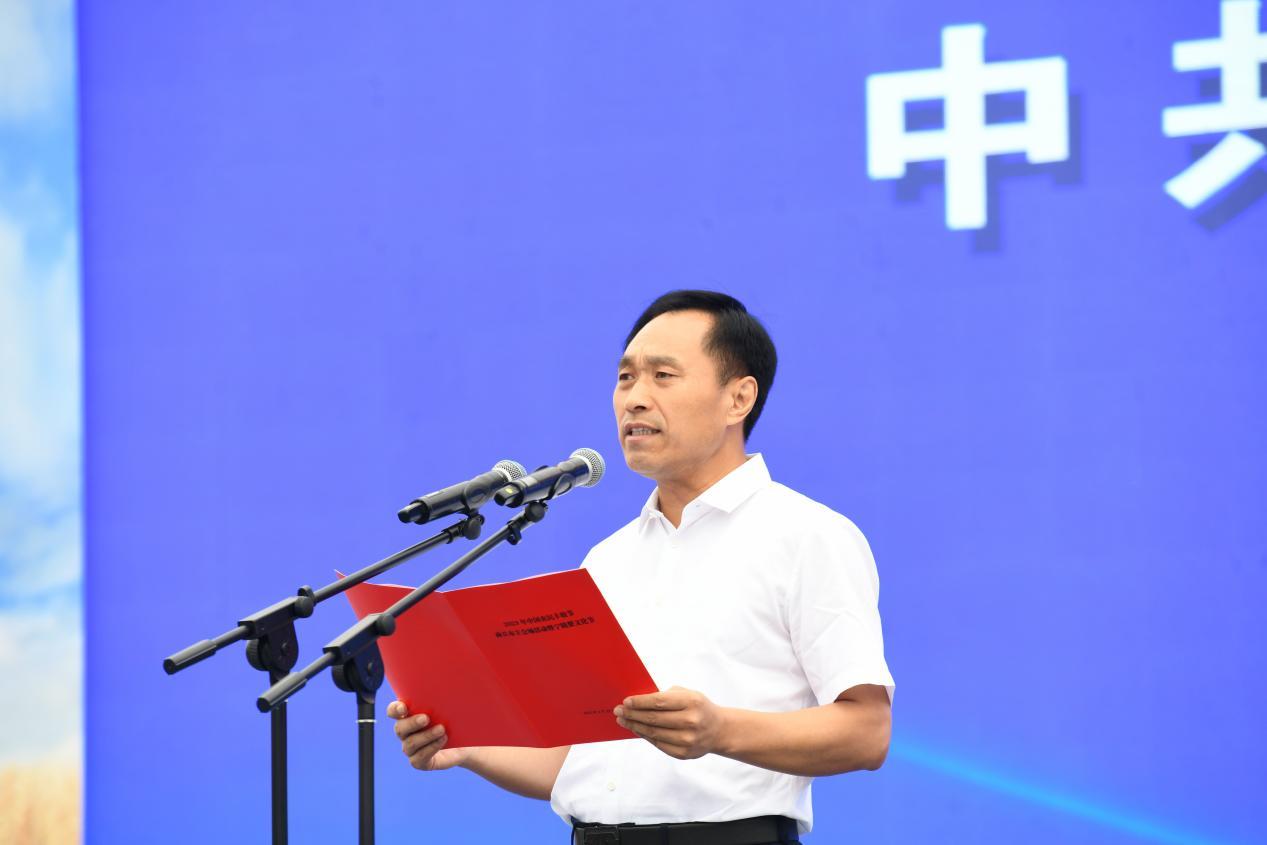 宁陵县委书记蔡勇致欢迎词