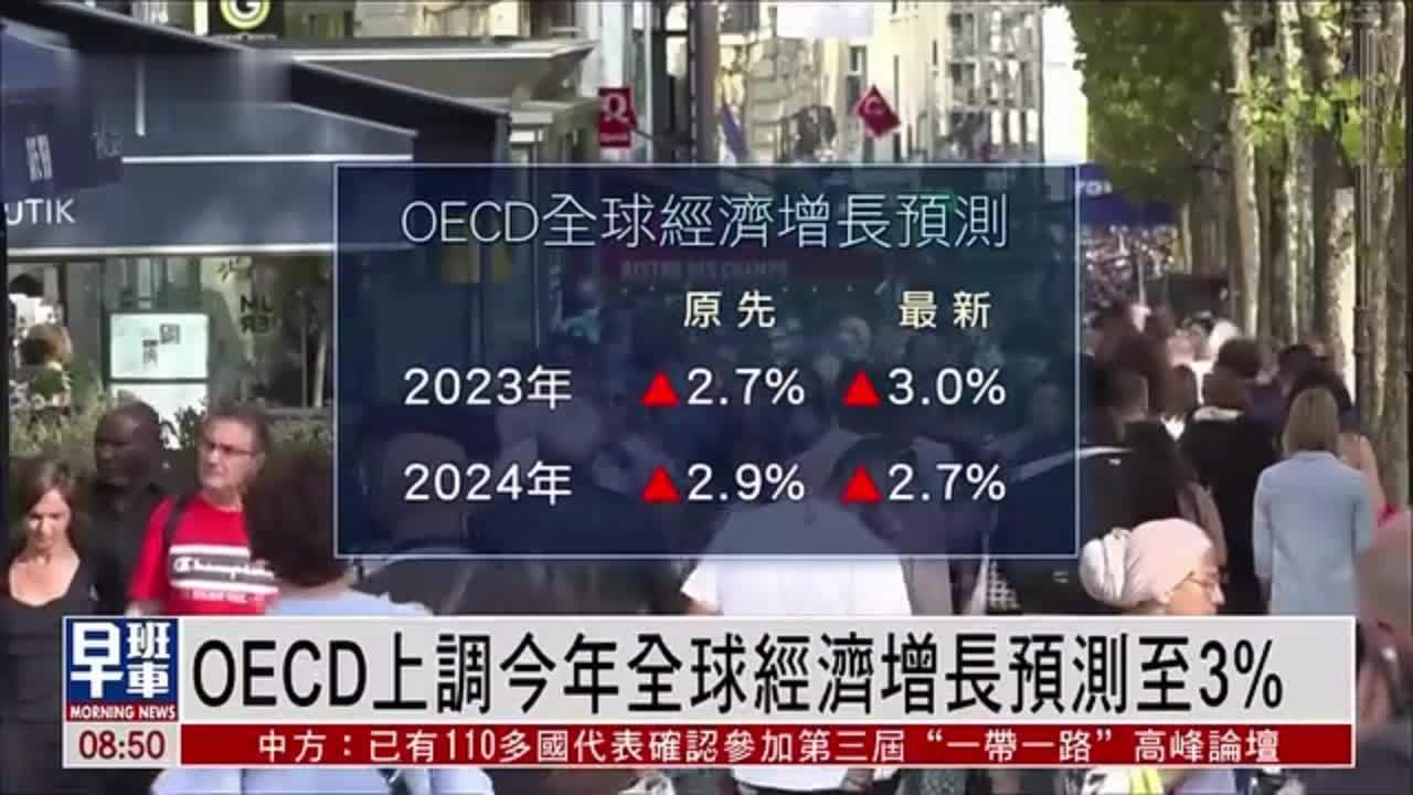 经济合作发展组织上调2023年全球经济增长预测至3%