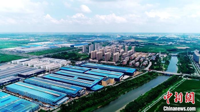 规模宏大的丰县电动车产业园。丰县县委宣传部供图