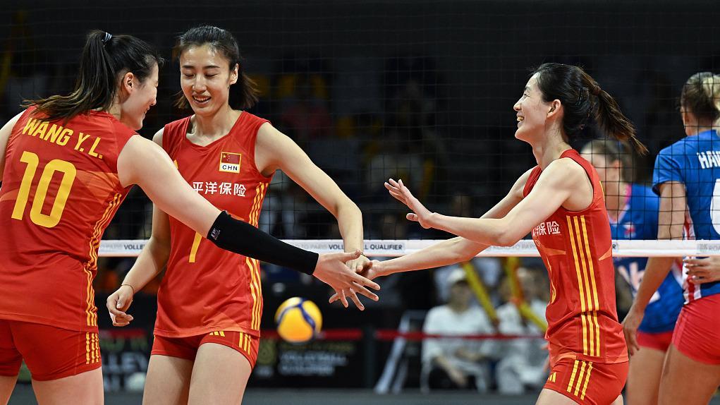 中国女排3-0轻取捷克队,拿下奥运资格赛三连胜