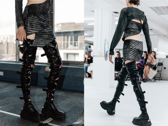 “就敢无限”——DAPHNE.LAB X MARRKNULL跨界联名系列亮相2024春夏伦敦时装周