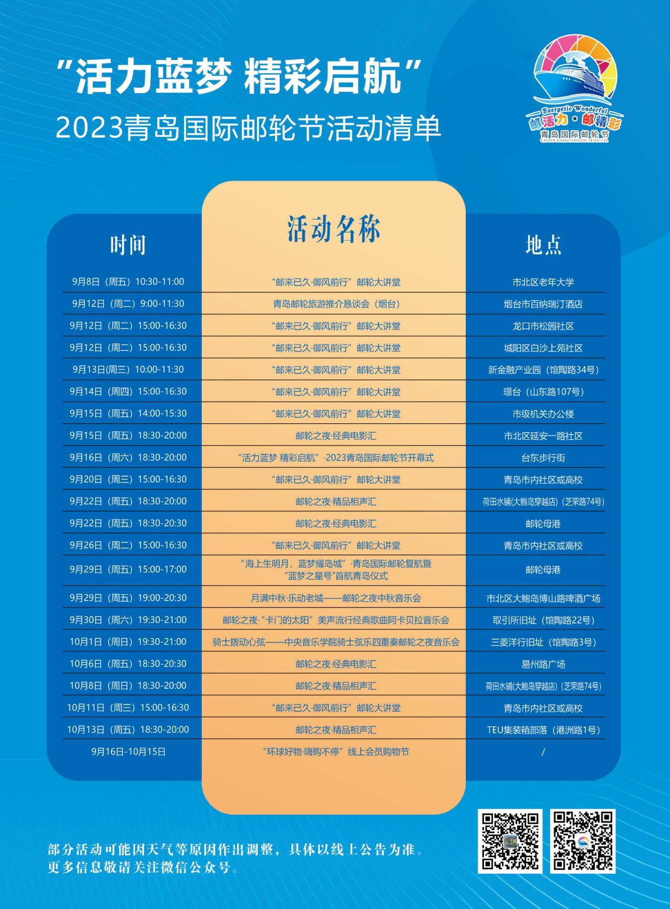 2023青岛国际邮轮节精彩启幕 开启为期一个月邮轮文化盛宴