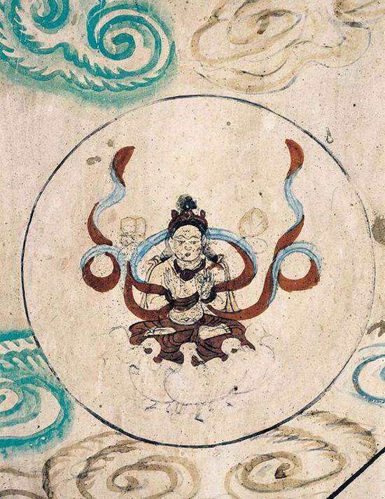 莫高窟第384窟月光菩萨