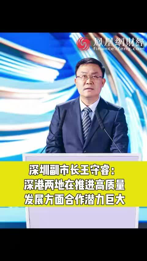深圳副市长王守睿:深港两地在推进高质量发展方面合作潜力巨大 #经济 