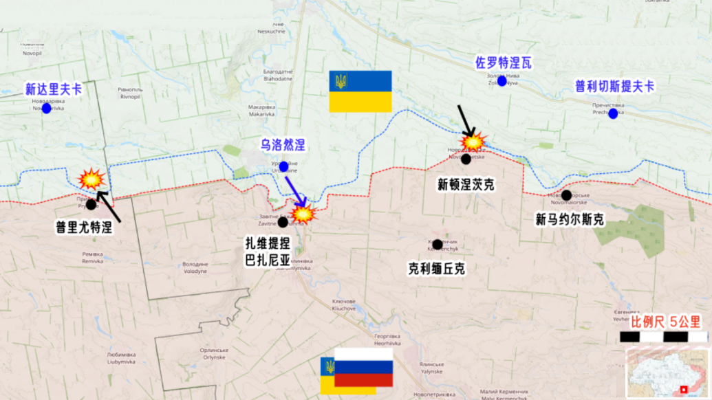 9月29日俄乌战场情报:数名乌军在扎波罗热前线向俄军投降