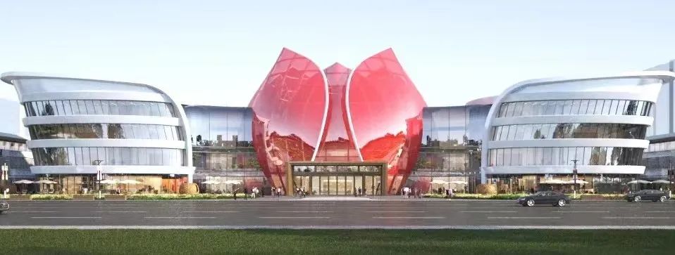 建设中的6万㎡高端全配套婚礼服务中心