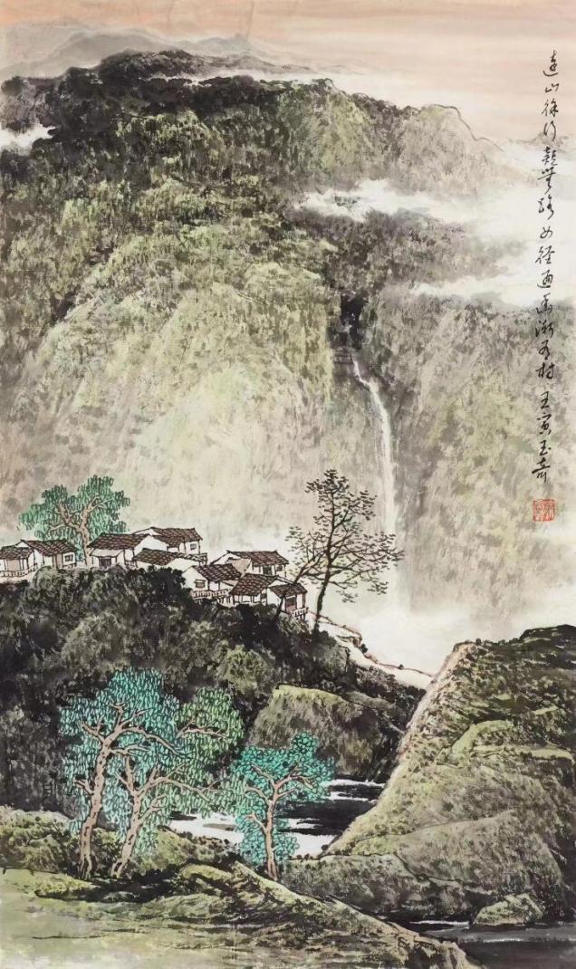 曲径通幽渐有村