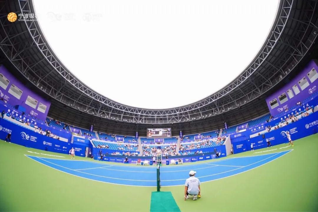 宁波网球公开赛,首场比赛开打!