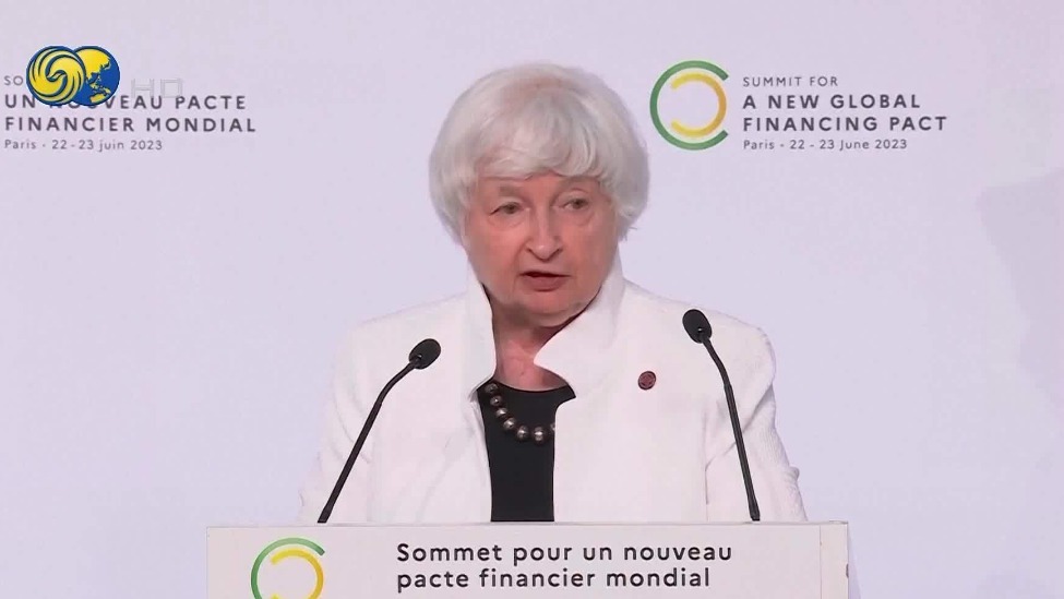 美国财长耶伦抨击众议院共和党人