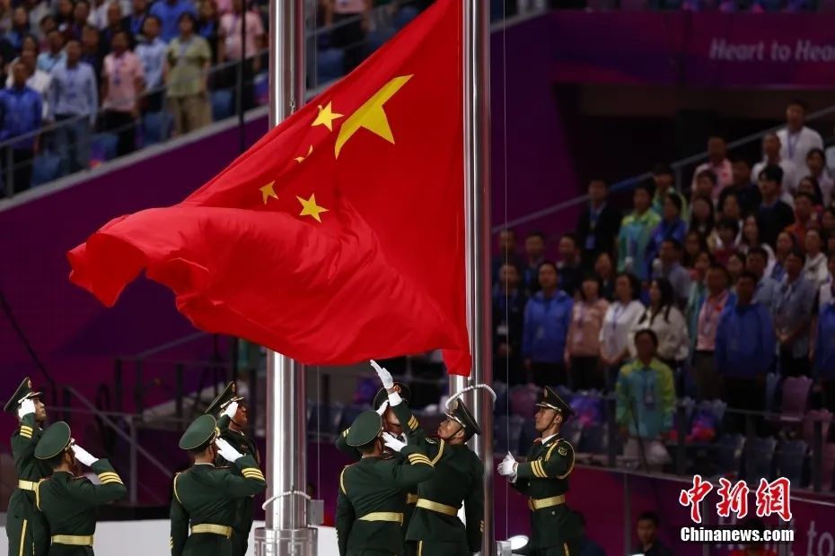 9月23日，杭州第19届亚运会开幕式在浙江杭州奥体中心体育场举行。中新社记者 富田 摄
