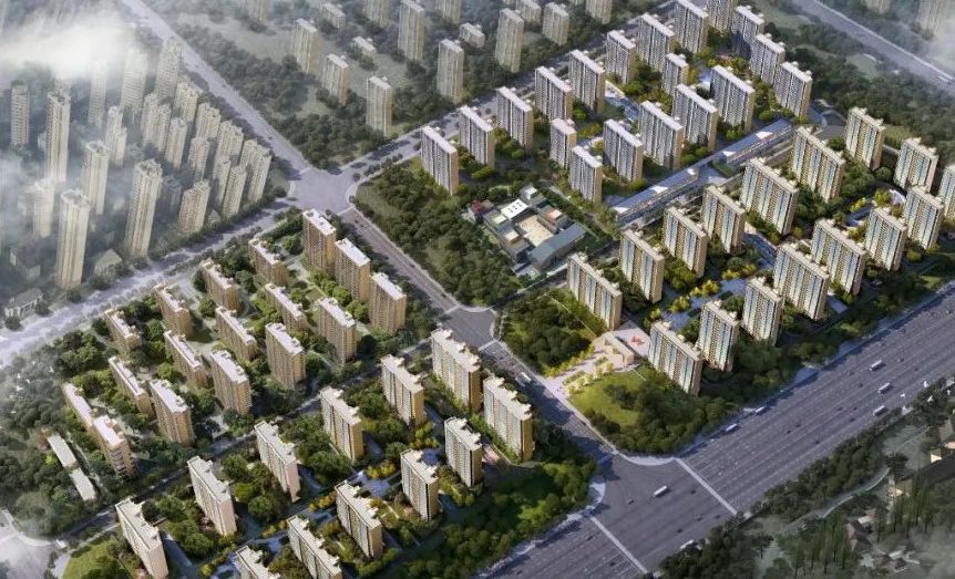 2023年建设中的66万㎡老百姓买得起的放心房,服务群众、回馈社会——鑫琦新城项目