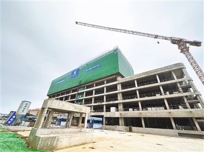 南昌市立医院新院区项目建设现场