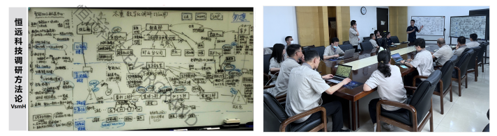 (恒远科技总经理杨磊为客户做整体规划)