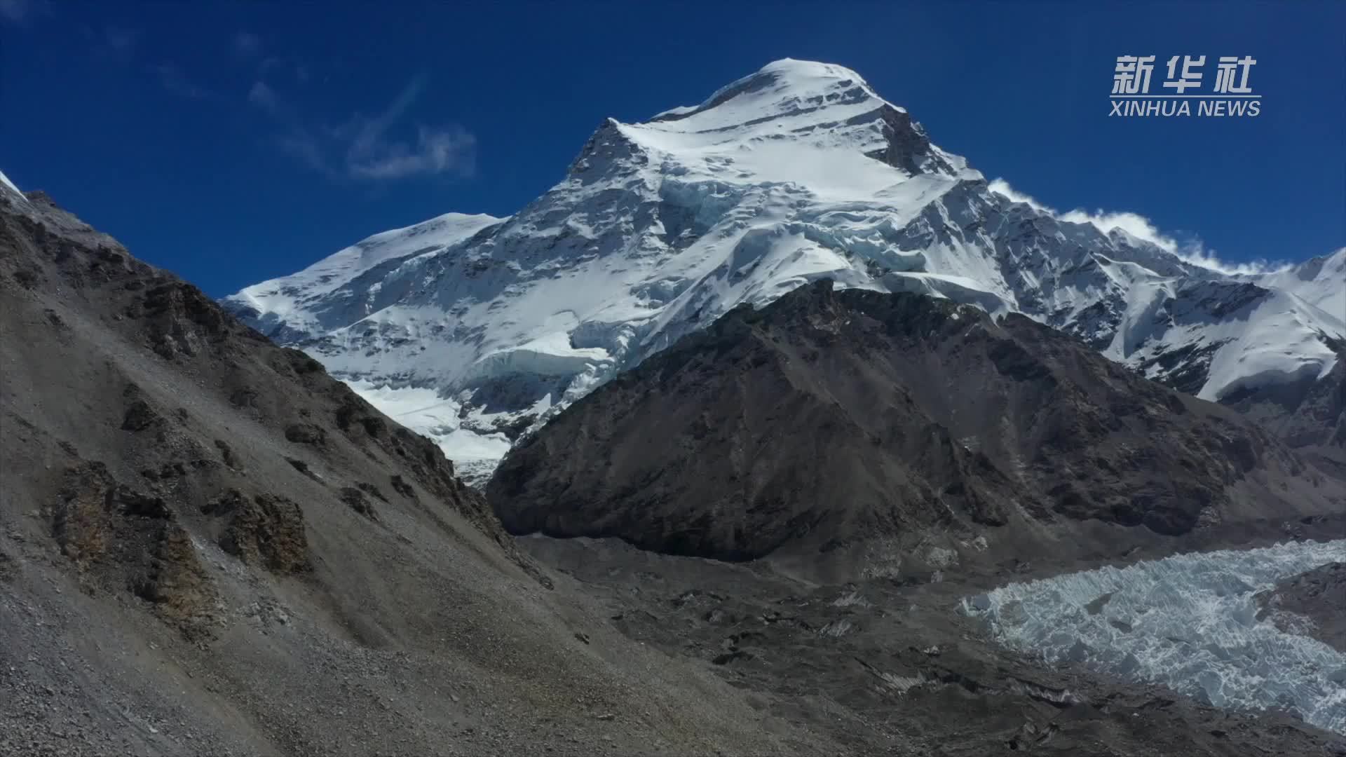 来看世界第六高峰卓奥友峰的壮美景观