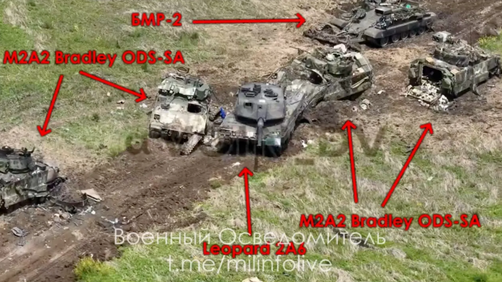 俄国防部：摧毁乌军装备的美制战车与航空武器库