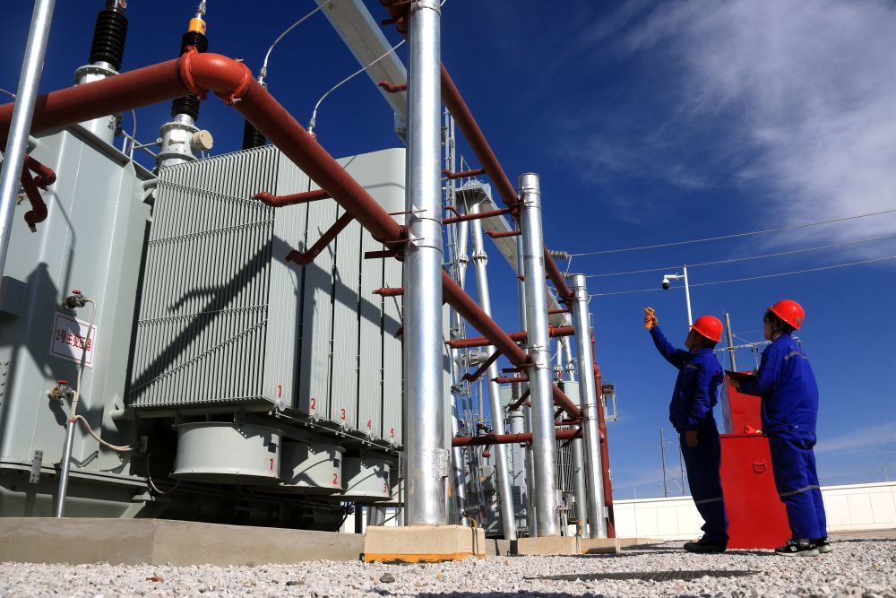 省敦煌市北湖风电基地海装红柳风电场110千伏升压站巡检设备运行情况