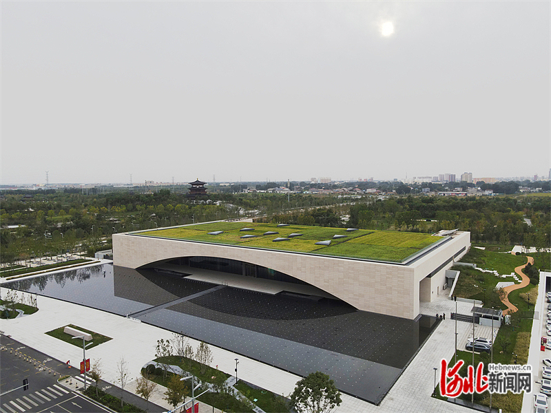 9月28日拍摄的雄安城市计算中心.赵 墨摄