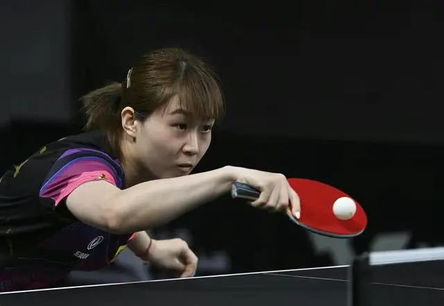 刘炜珊在比赛中