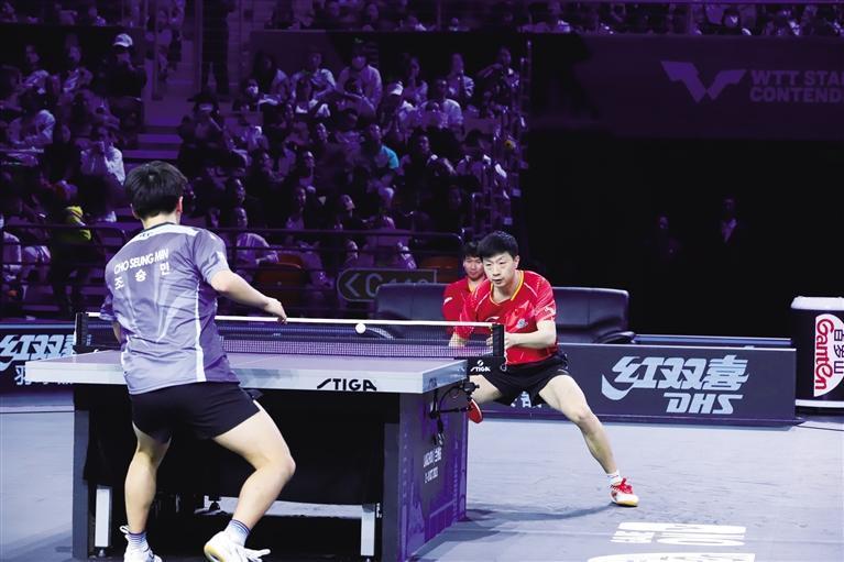 马龙对战韩国选手赵胜敏