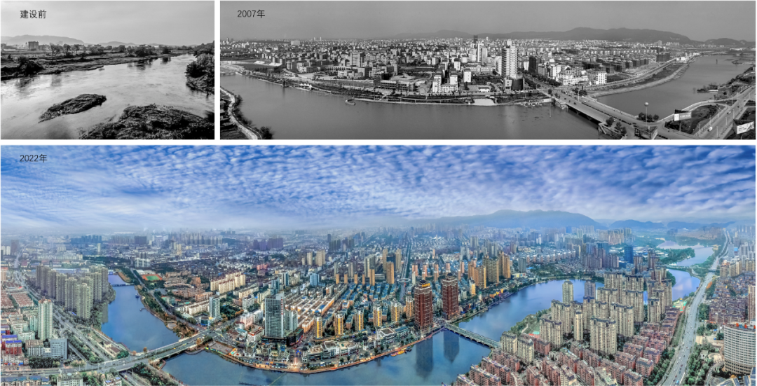 ▲孔目江畔往昔今昔