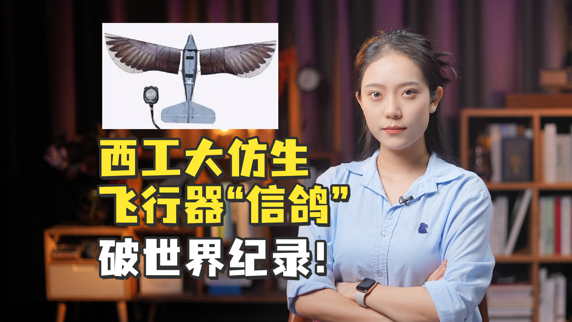 西工大仿生飞行器“信鸽”再破自己创造的世界纪录