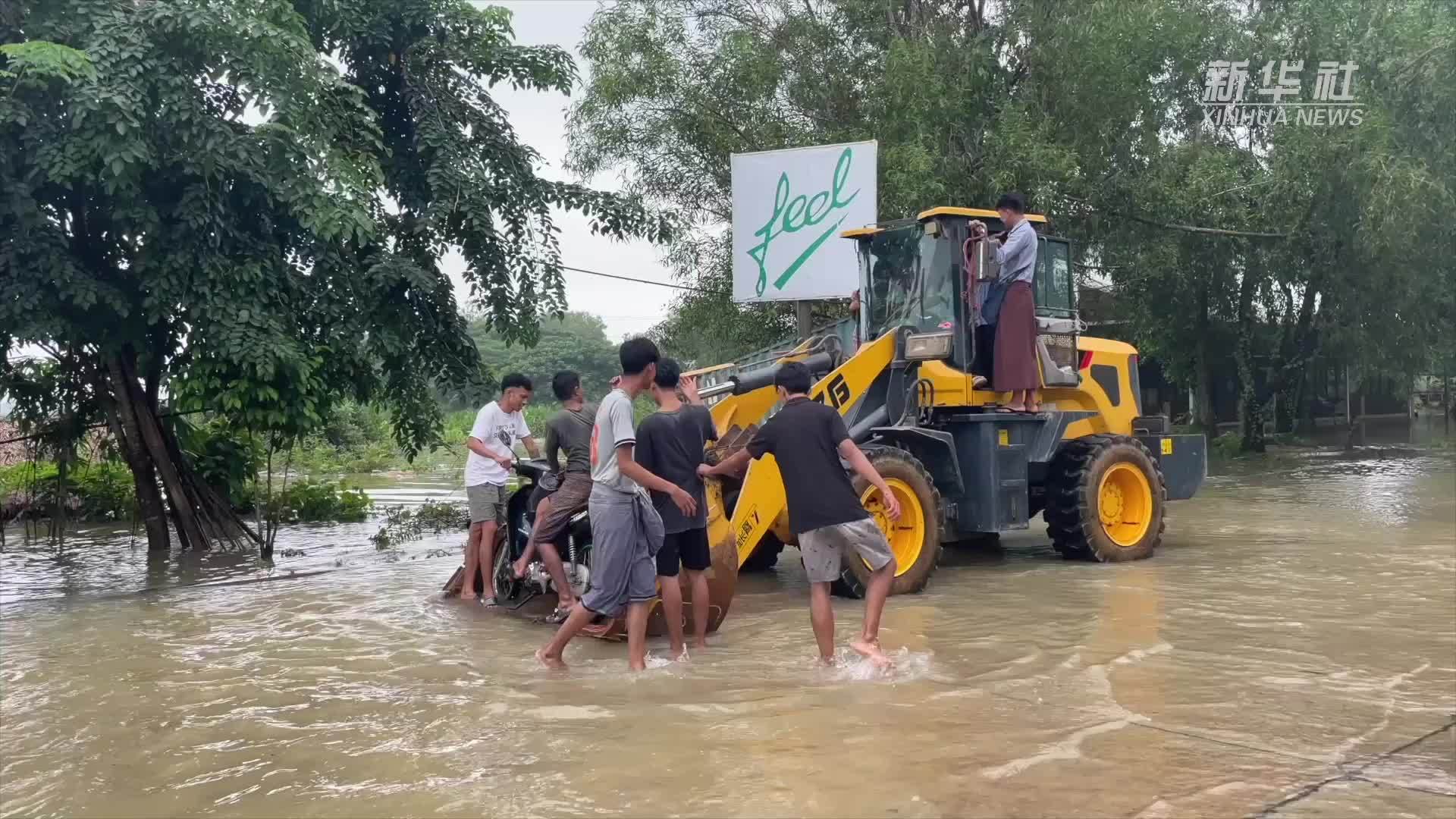 缅甸南部暴雨致上万人受灾