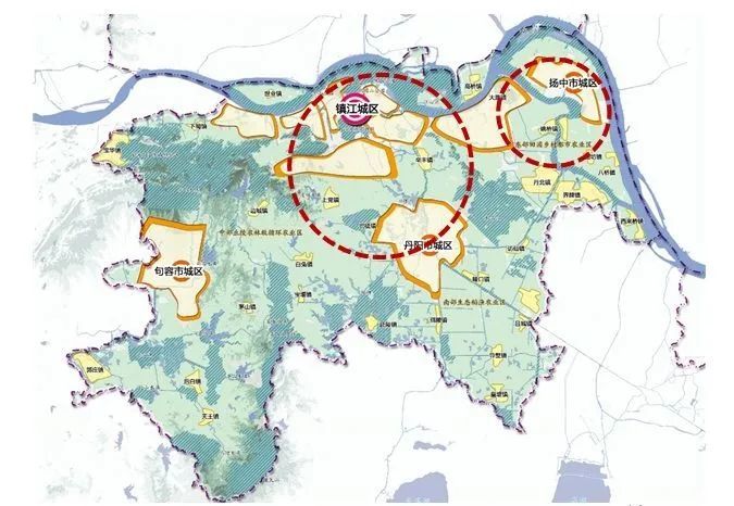 镇江城市总体规划2035图片